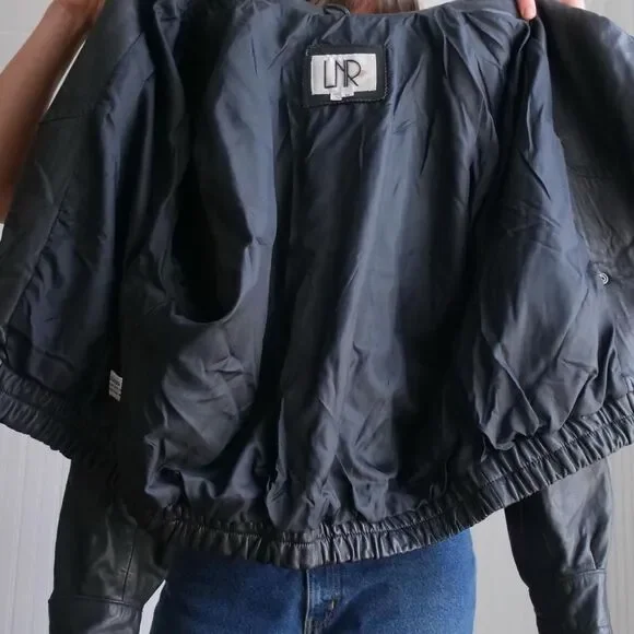 Vintage 90s leather jacket - Picture 6 of 8